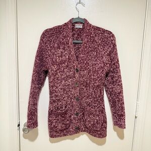 Women's Maroon Knit Sweater
